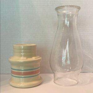 McCoy Pottery Hurricane Candle